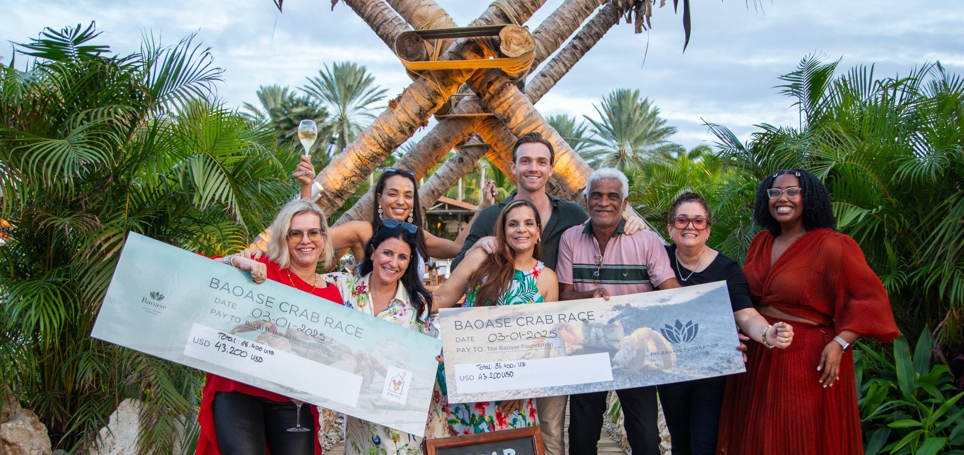 Baoase charity event supporting RMHC Curaçao.