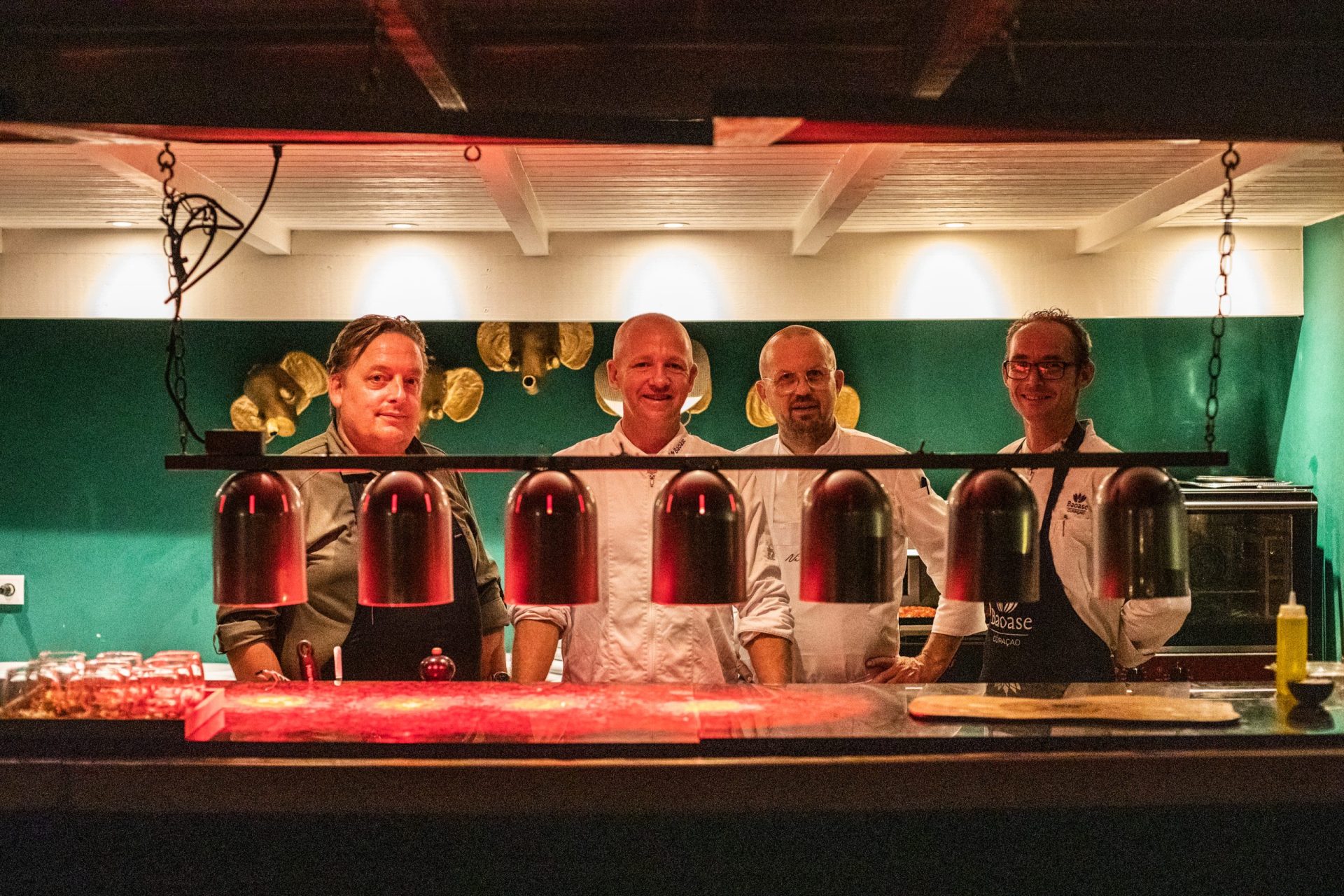 four caribbean chefs